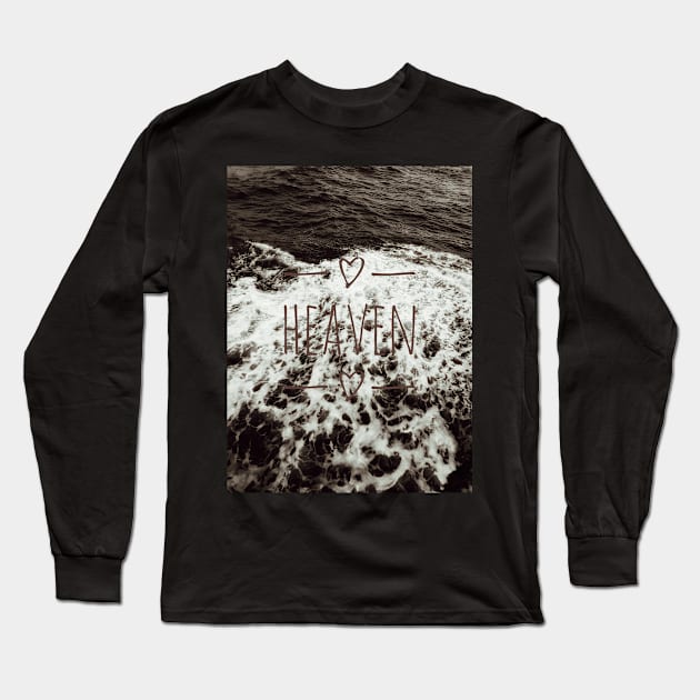 ocean waves Long Sleeve T-Shirt by Avivacreations